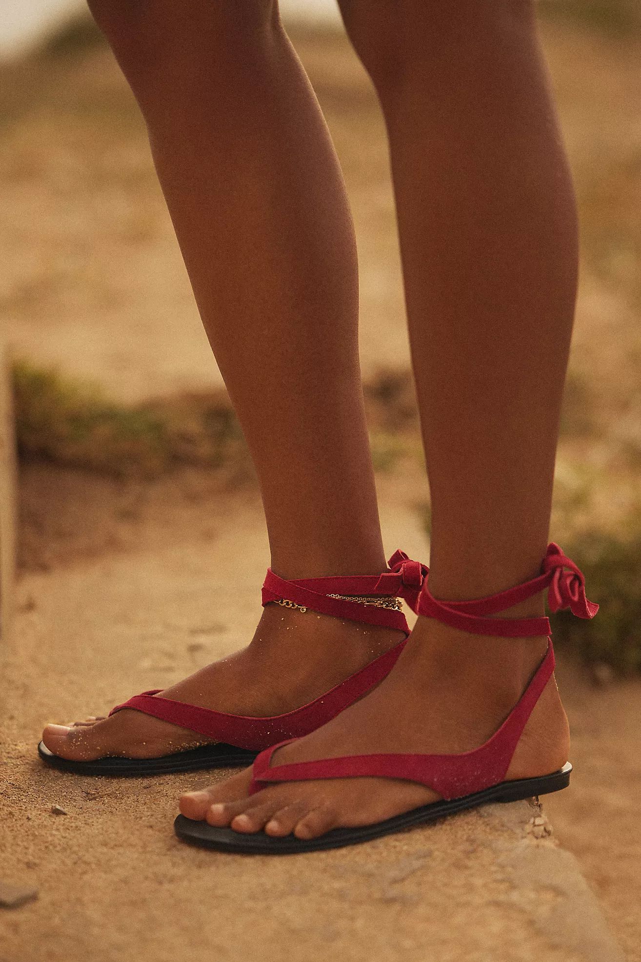 Silent D Tie-Up Thong Sandals | Anthropologie (US)