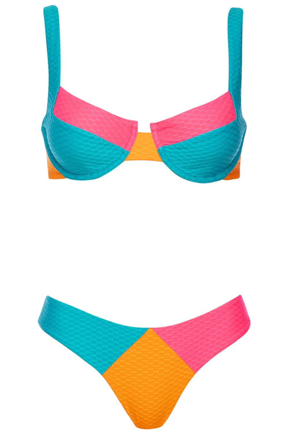 Laguna Bikini Tricolor Ii Set | VETCHY