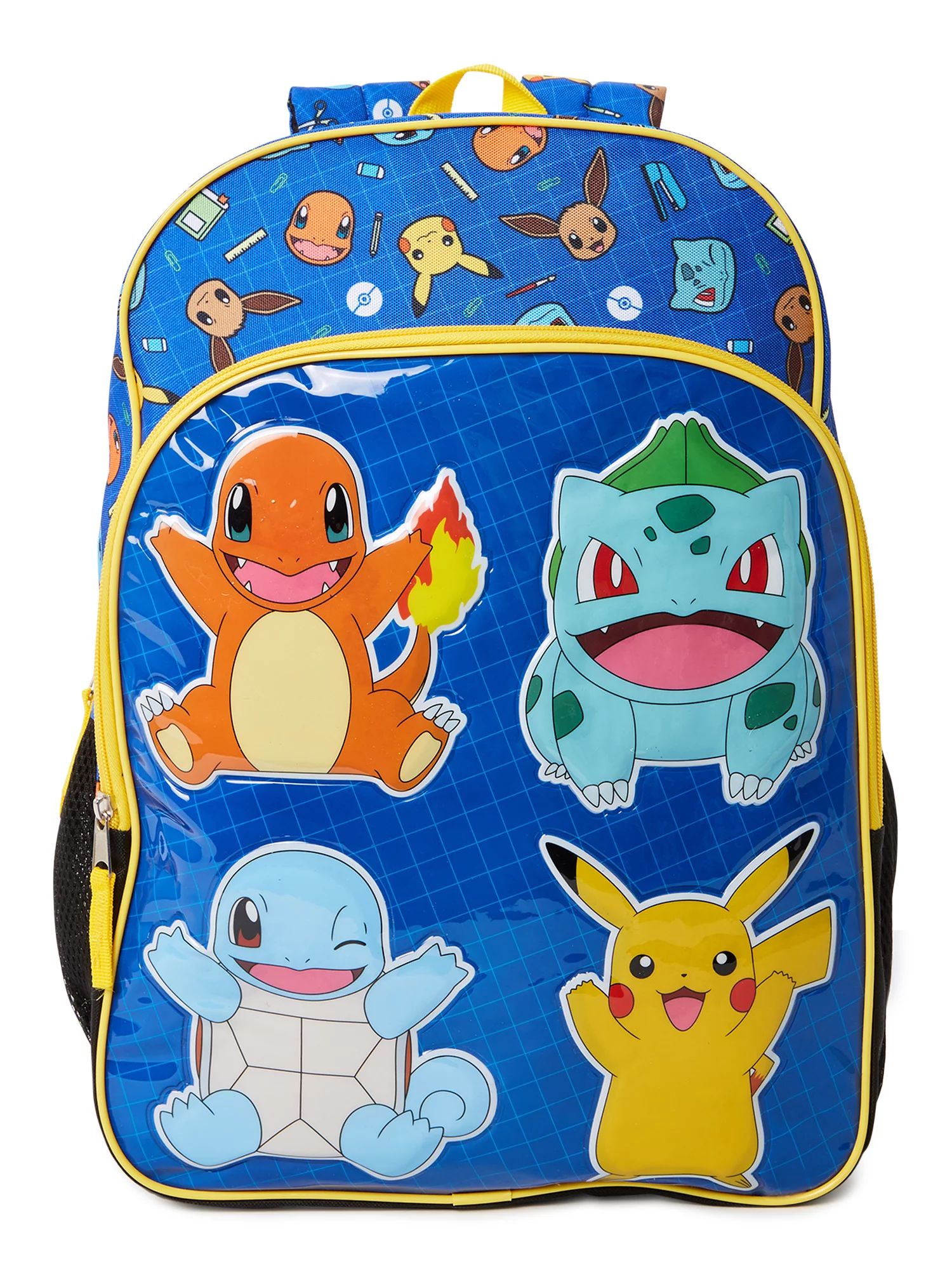 Pokemon Unisex Kids' Printed Backpack Blue Yellow | Walmart (US)