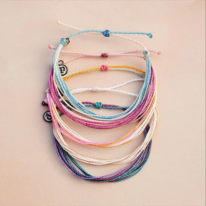 Pura Vida Bracelets Pack Spring Daze Friendship Bracelet Pack - Set of 5 Stackable Bracelets for ... | Amazon (US)