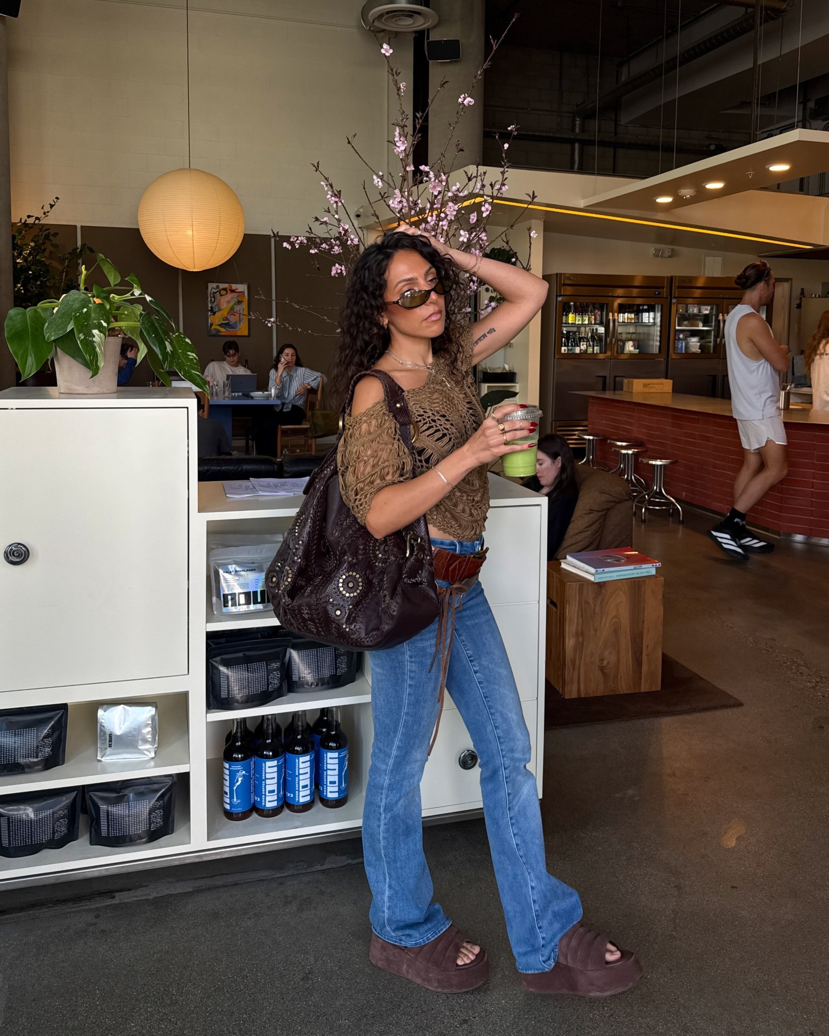 I thrifted this top recently and it’s become one of my most worn pieces! These are also the comfiest jeans I own! Platform sandals and slouchy big leather bags will always be my favorite spring and summer pieces!

#LTKSpringSale #LTKootd #LTKFestival