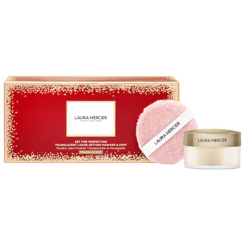 Laura MercierSet For Perfection Translucent Loose Setting Powder & Puff Set | Sephora (US)