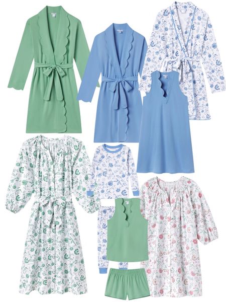 Spring floral pajamas for women and kids - scalloped and floral robes, brunch dresses, day dresses, and more from LAKE 🫶🏻

#LTKSeasonal #LTKstyletip