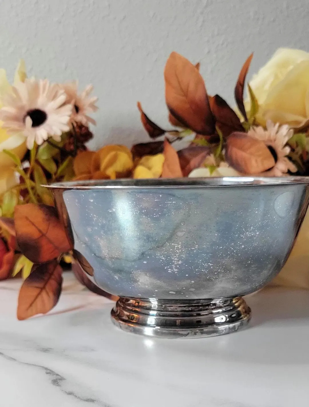 Vintage Oneida Paul Revere Reproduction Silver Plate Footed Bowl 6” Silverplate - Etsy | Etsy (US)