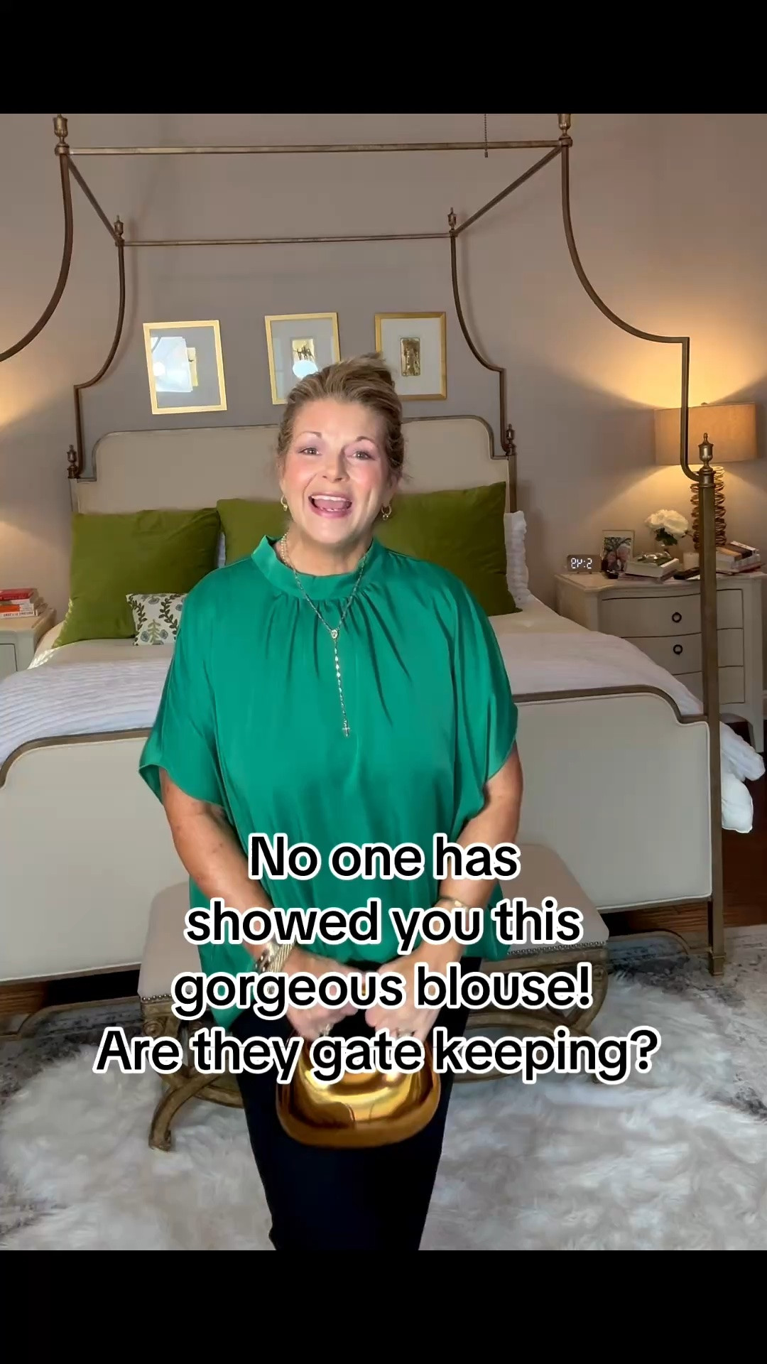 This blouse from Amazon is so elegant! I feel like Jackie O in it! It comes in 20 different colors and is so affordable! You have got to check it out! #elegantblouse #jackieo #amazon #commissionsearned #datenightoutfit

#LTKootd #LTKMidsize #LTKOver40