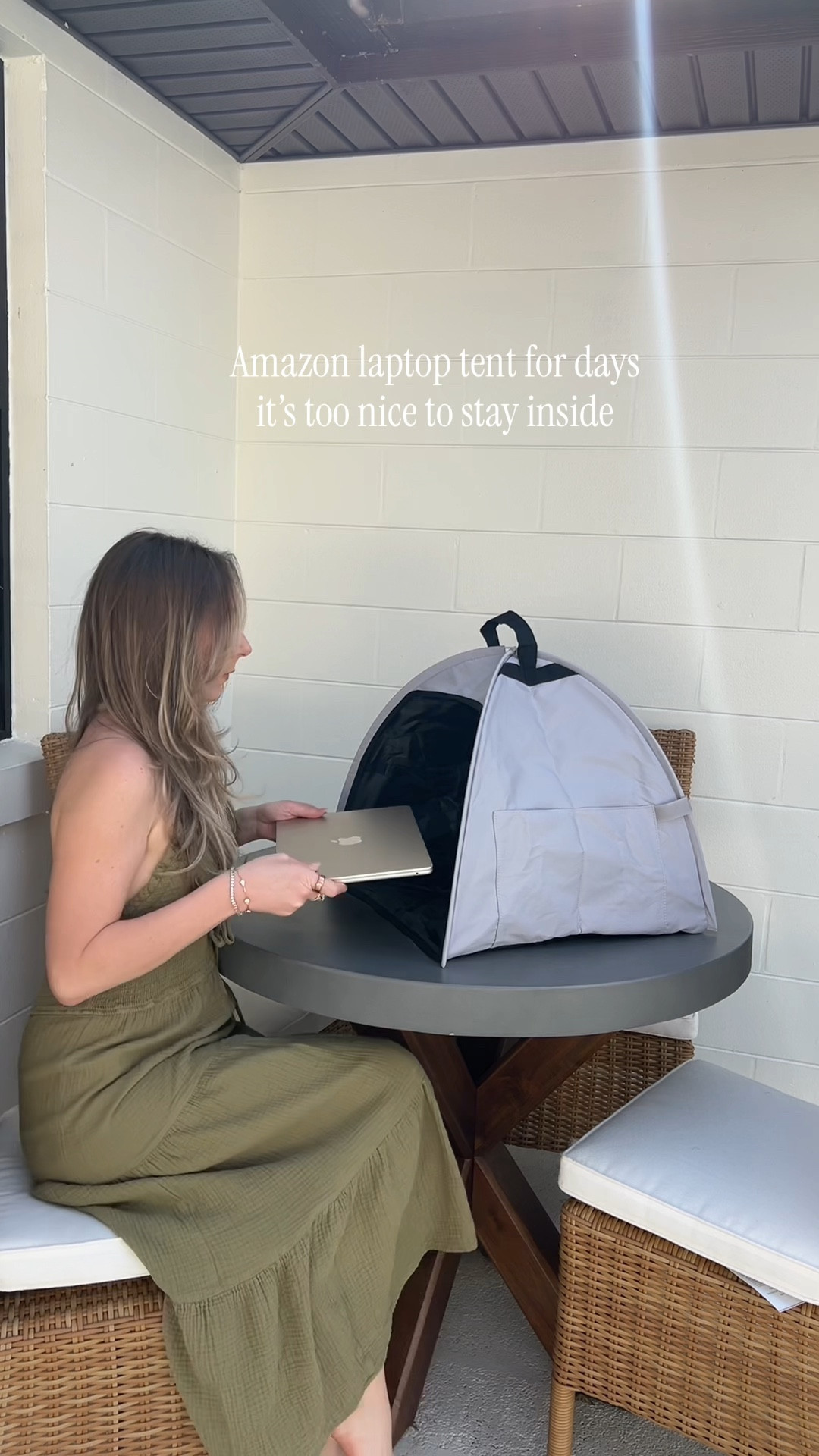 Amazon find for working outside when its nice out 