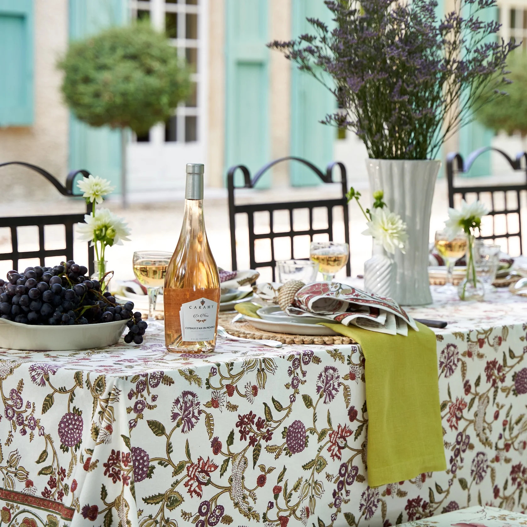 French Tablecloth Louise Multicolor | Couleur Nature