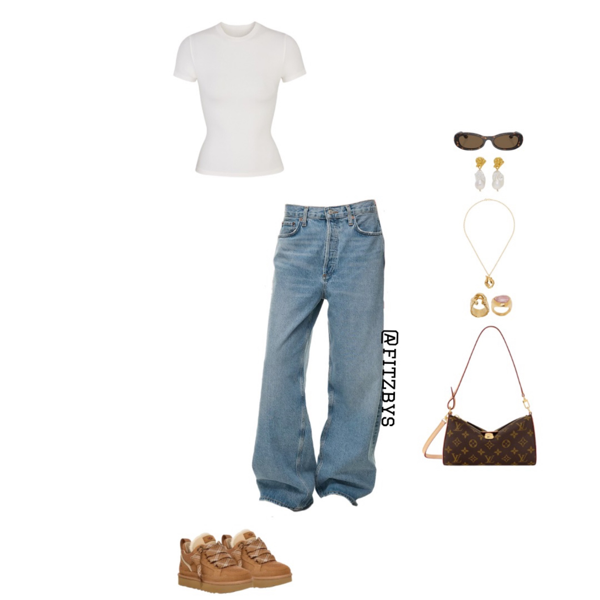Cute fall outfit 

White top, white fitted top, tank top, agolde blue  jeans, blue  baggy jean, grey washed jeans, low waiste baggy jeans, baggy jeans, jeans, ugg sneakers, ugg shoes, ugg lowmel, gold jewelry, Louis vuttion shoulder bag, fall outfit, cute casual outfits, everyday outfit, cute top, cute jeans, top, outfit ideas, street style outfit, fall style, ugg season, fall 2024, trendy outfit, 
#virtualstylist #outfitideas #outfitinspo #trendyoutfits #fashion #cuteoutfit #everydayoutfit #casualoutfit #baggyjeans  #uggs 




#LTKcanada #LTKautumn #LTKstyletip