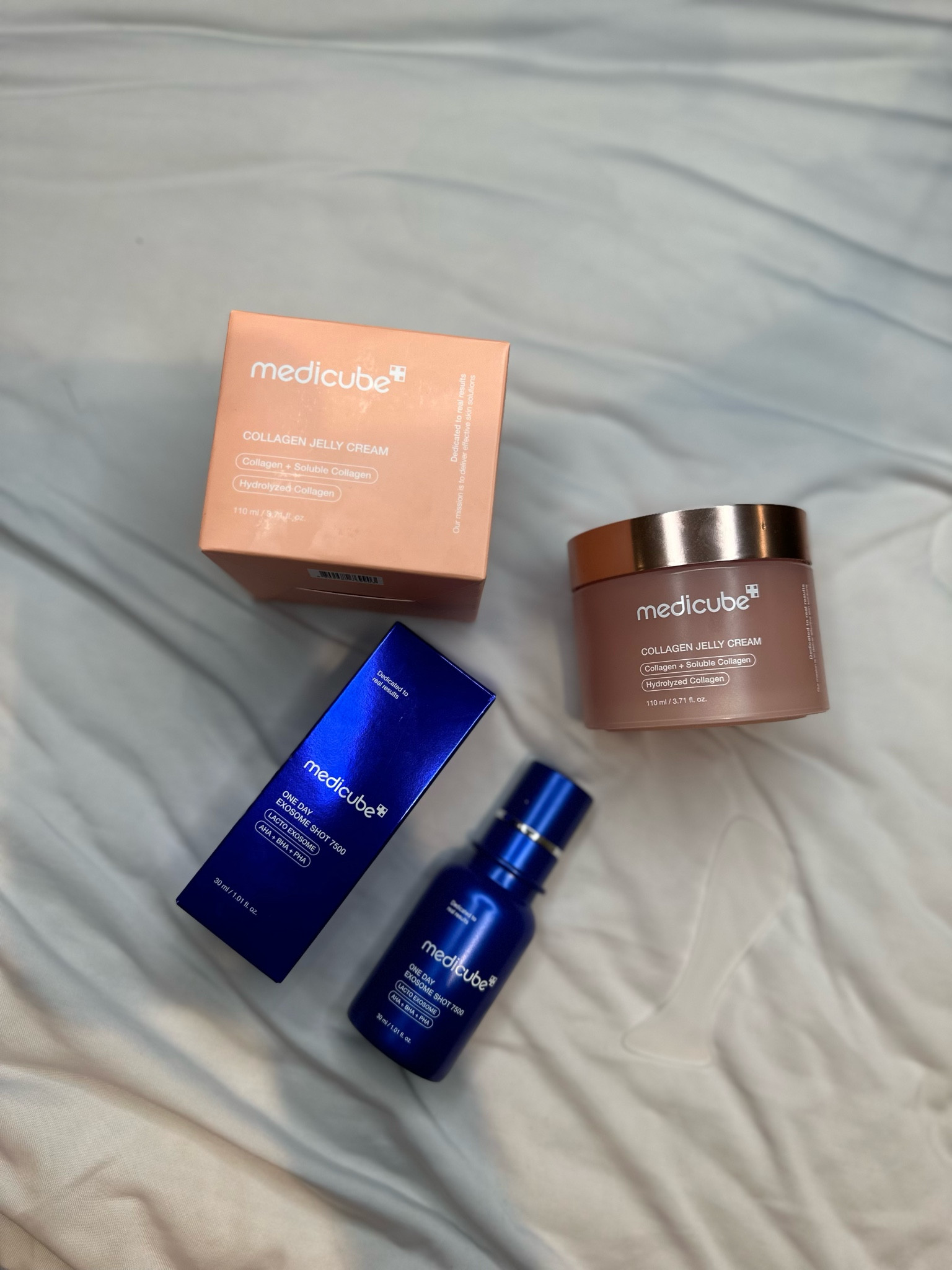 Medicube Zero Exosome Shot 7,500 PPM Spicule Facial Serum | Liquid Skin Booster Serum | Exosome, AHA+BHA+PHA | Pore Minimizer, Dead Skin Cells Improvement | Korean Skin Care 1.01 fl.oz

Medicube Collagen Jelly Cream- Niacinamide & Freeze-Dried Hydrolyzed Collagen - Boosts skin's barrier hydration and gives 24h Glow & Lifted Look - No artificial color, Korean skincare (3.71 fl.oz.)

#LTKbeauty #LTKfindsunder100