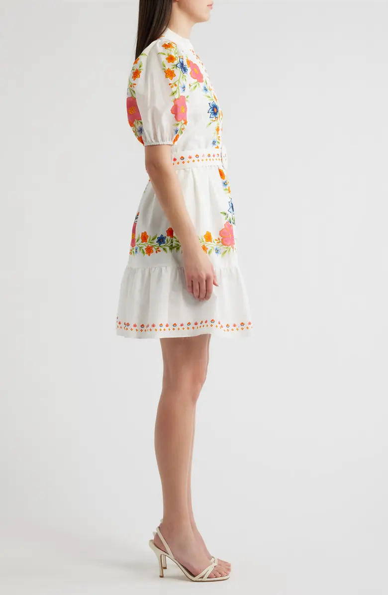 Floral Print Poplin Dress | Nordstrom