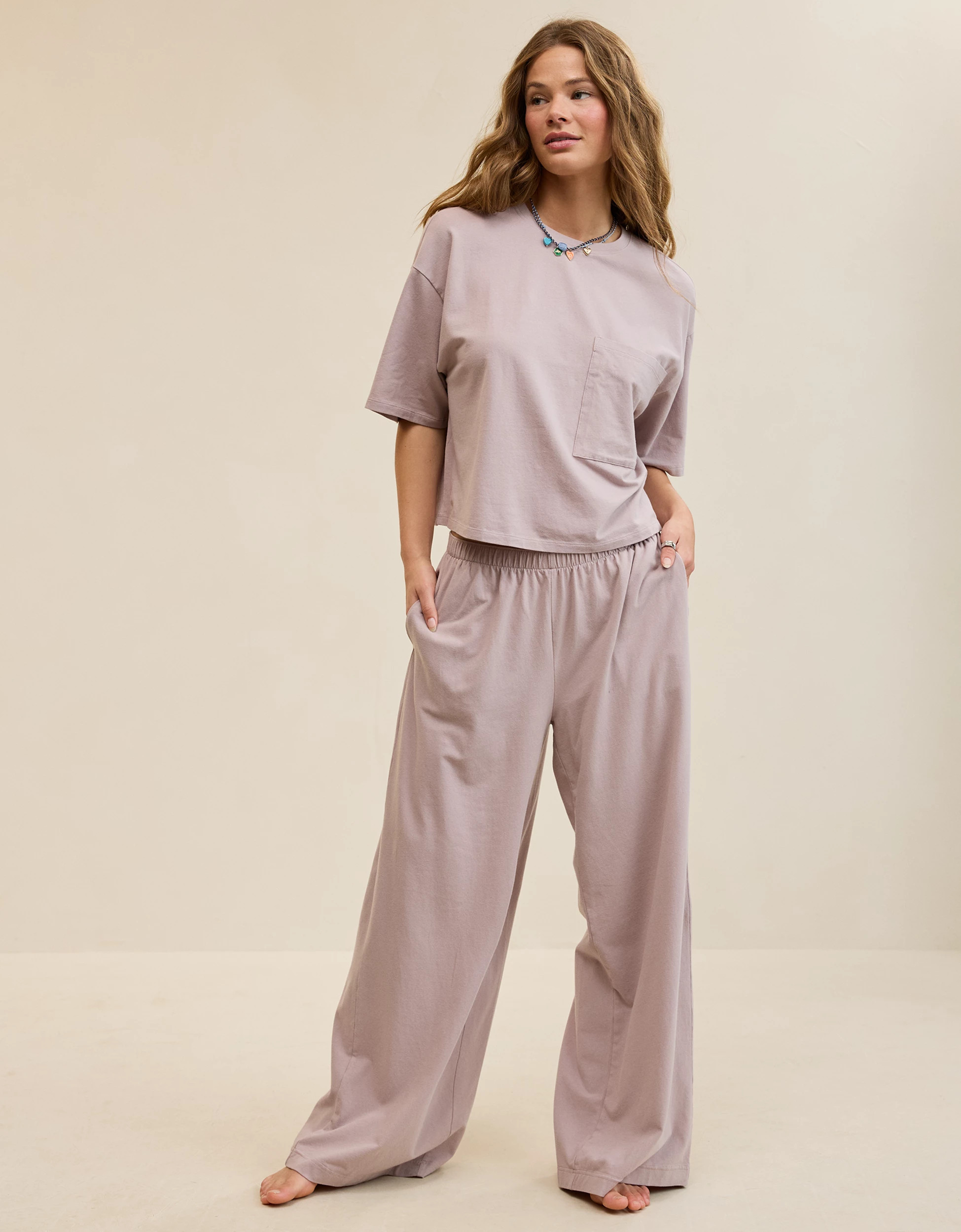 Aerie Dream Jersey Trouser PJ | Aerie