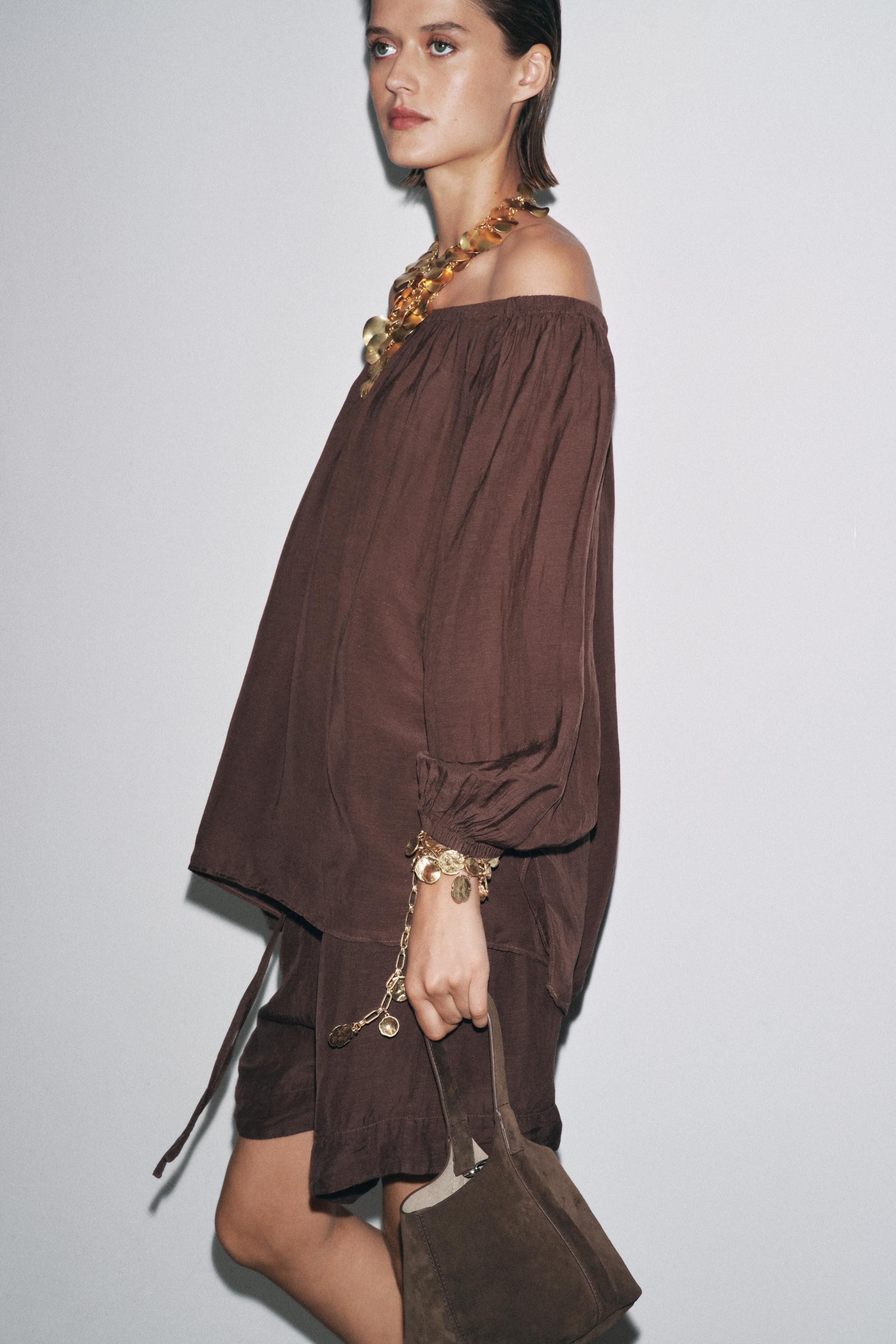 ZW COLLECTION FLOWY SHORTS | Zara US