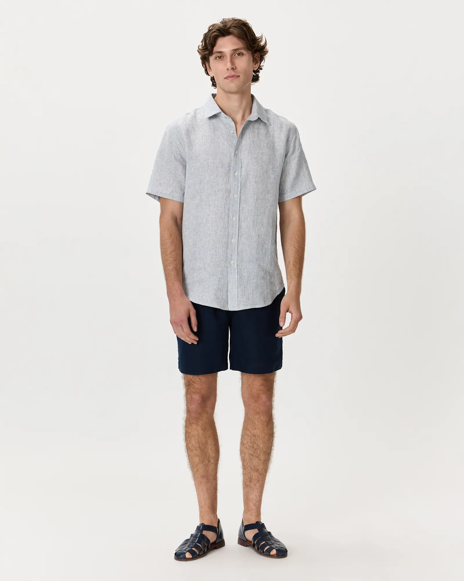 100% European Linen Relaxed Short Sleeve Shirt | Quince