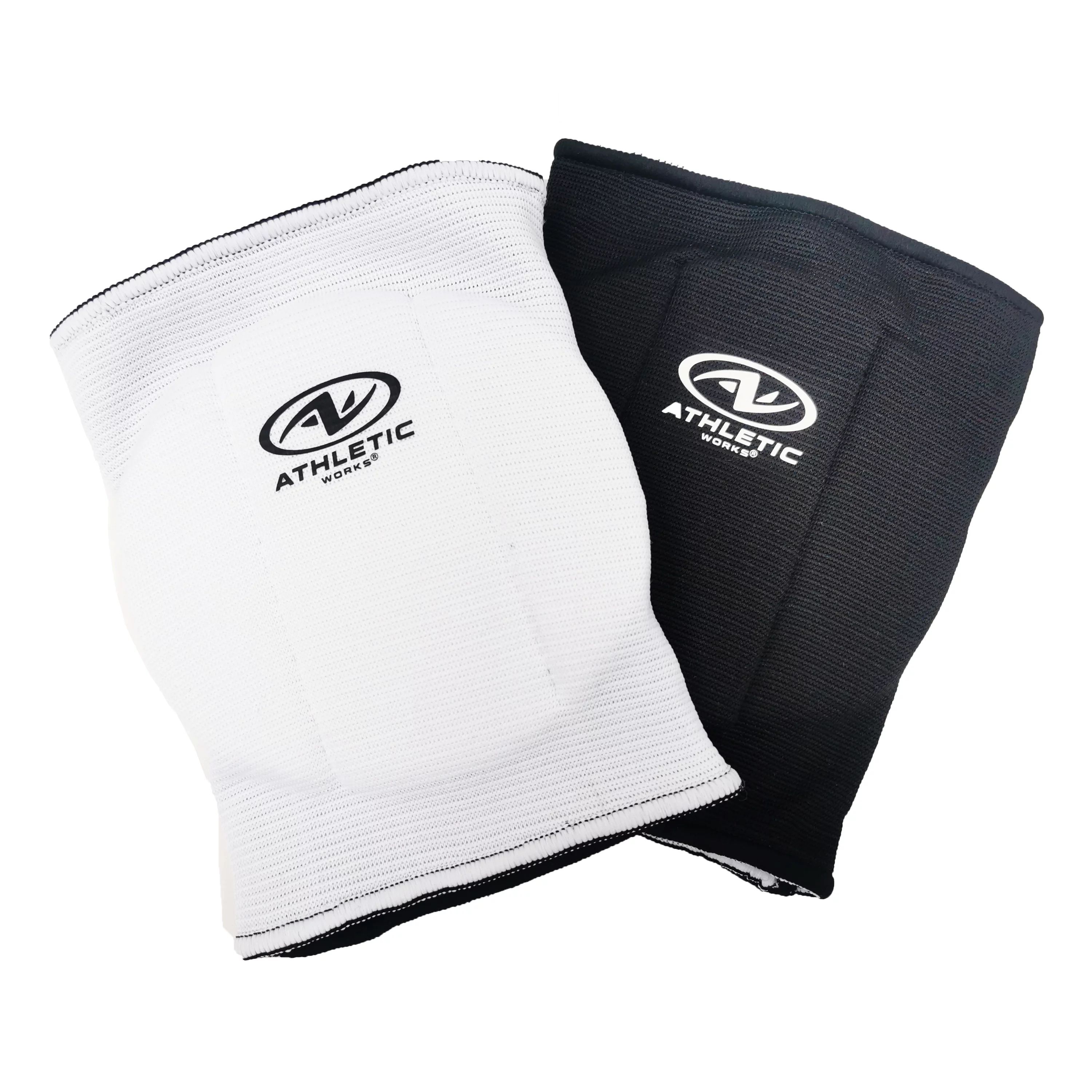 Athletic Works Volleyball Cushion Knee Pads, Reversible Black and White, 6.25" x 6" | Walmart (US)