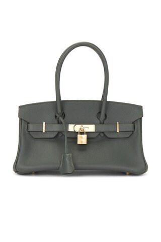 Hermes Evercolor Shoulder Birkin Light 29 Handbag in Green | FWRD 