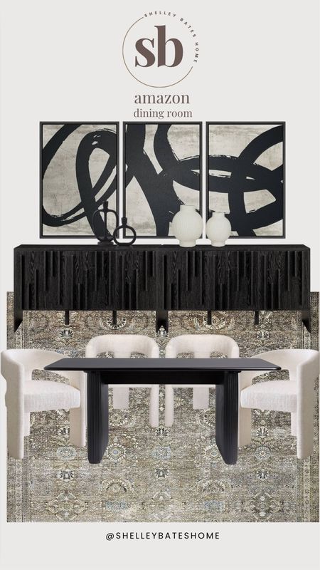 Amazon dining room! 

Artwork, wallart, dining table, chairs, cabinet, home decor, modern 

#LTKFindsUnder100 #LTKSaleAlert #LTKHome