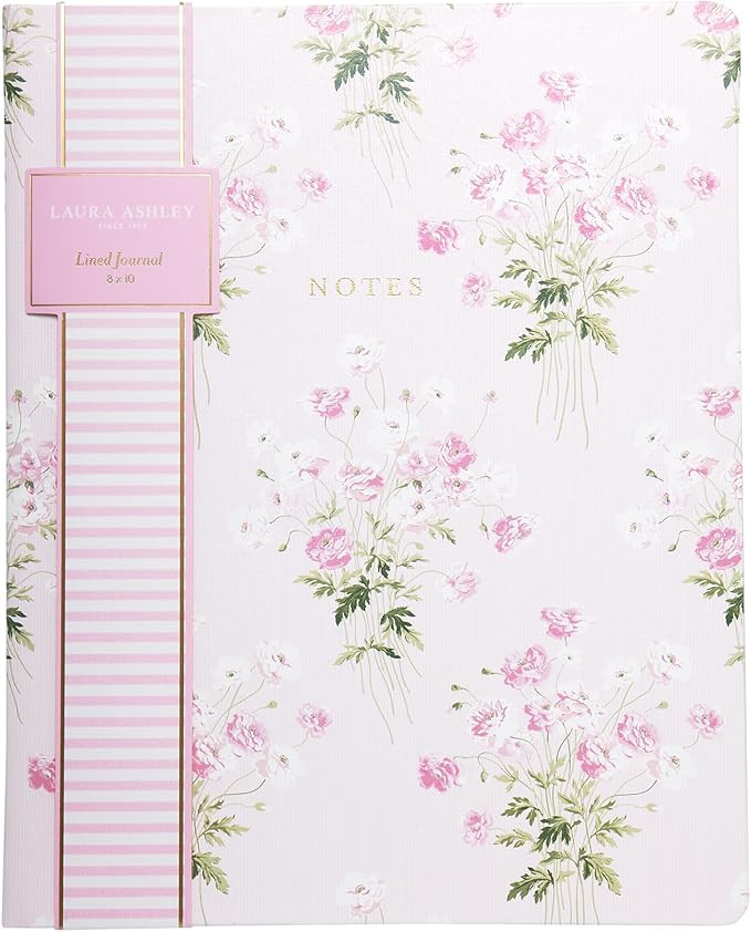 Laura Ashley Premium Hardcover Writing Journal | 256 Lined Pages | Elegant Floral Design | Perfec... | Amazon (US)