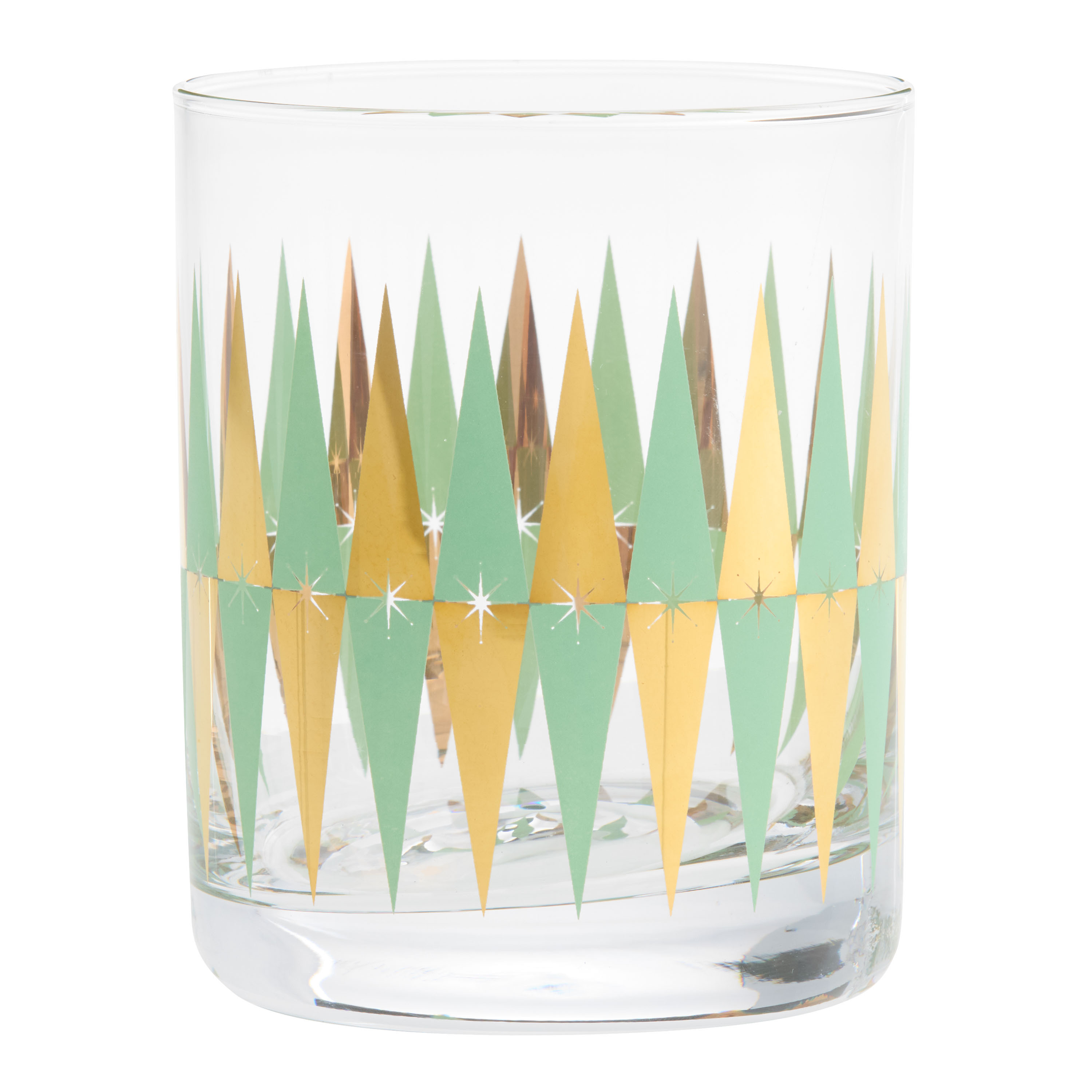 Pop Party Retro Double Old Fashioned Glass | World Market