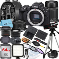 Canon EOS R50 Mirrorless Camera with RF-S 18-45mm, 55-210mm Lens, 64GB Memory Card, Tripod, Backp...