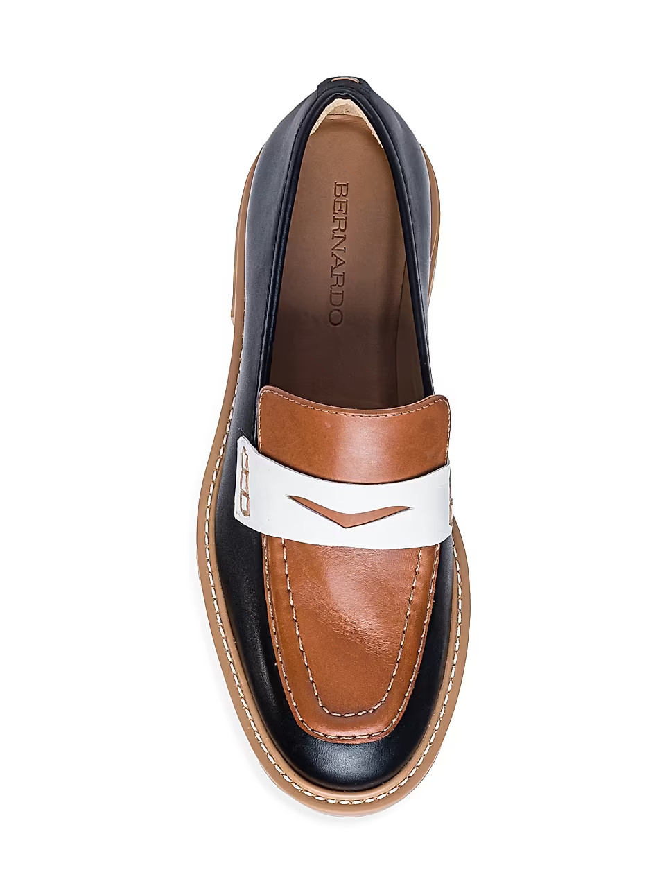 Chandler Multi Leather Lug Sole Loafers | Saks Fifth Avenue