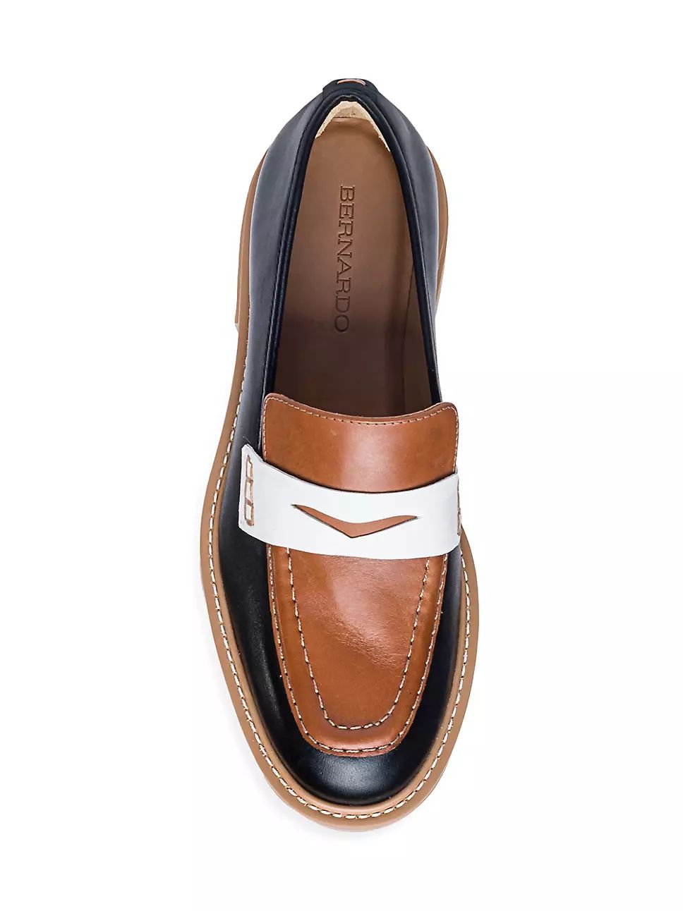 Chandler Multi Leather Lug Sole Loafers | Saks Fifth Avenue