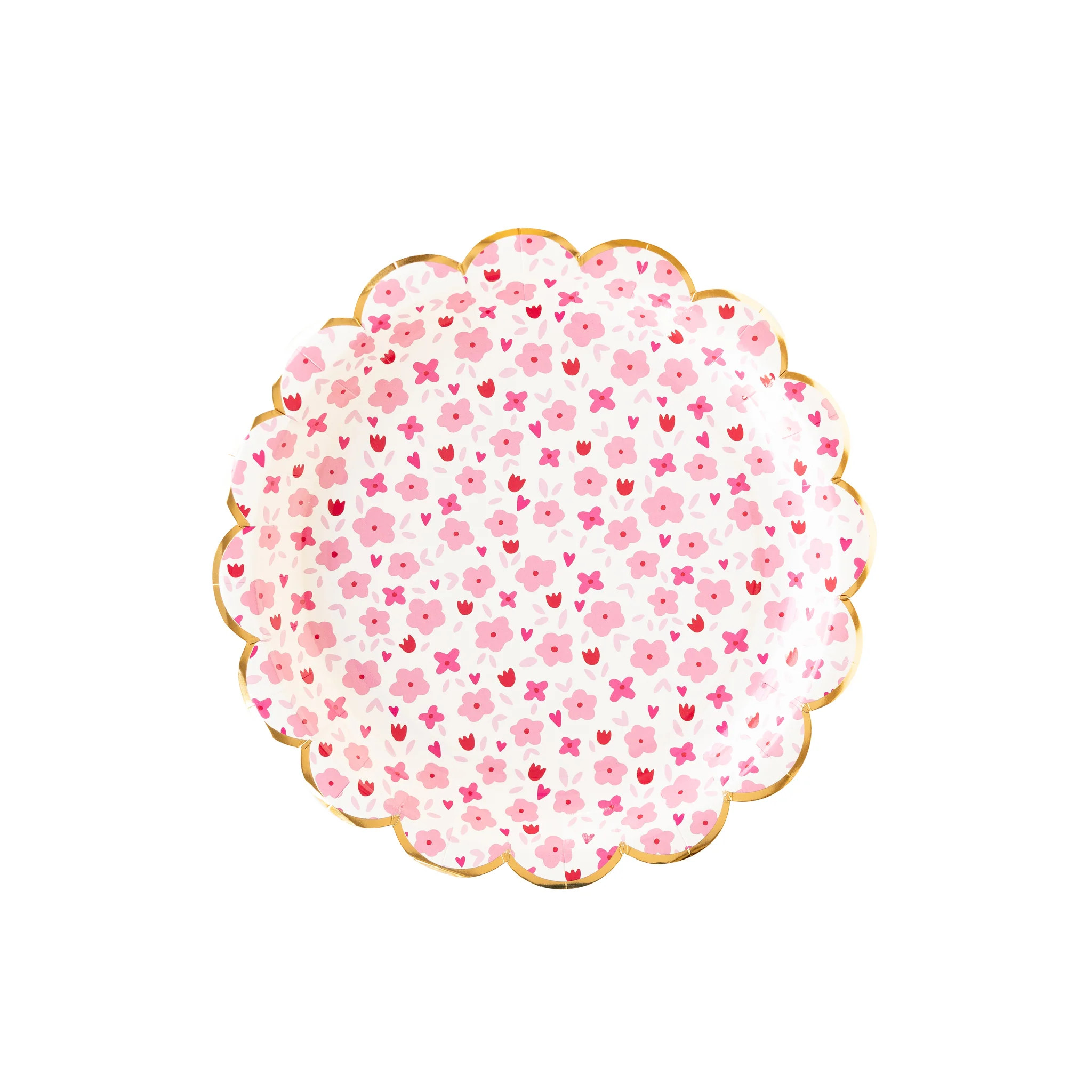 Flower Fields Paper Plate | My Mind's Eye
