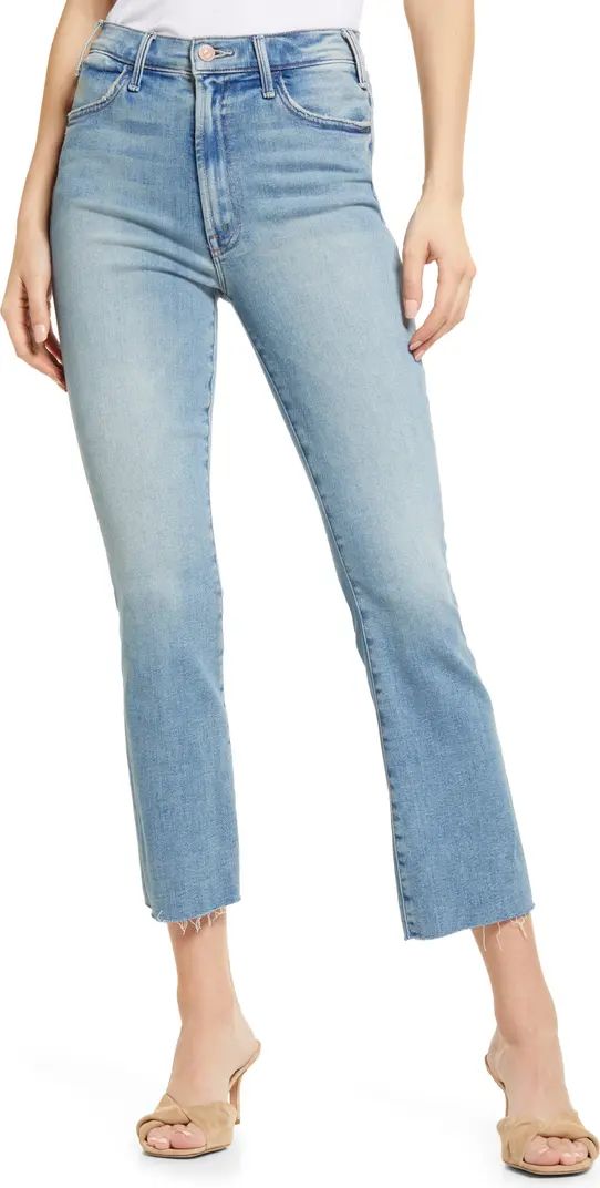 The Hustler High Waist Ankle Fray Jeans | Nordstrom