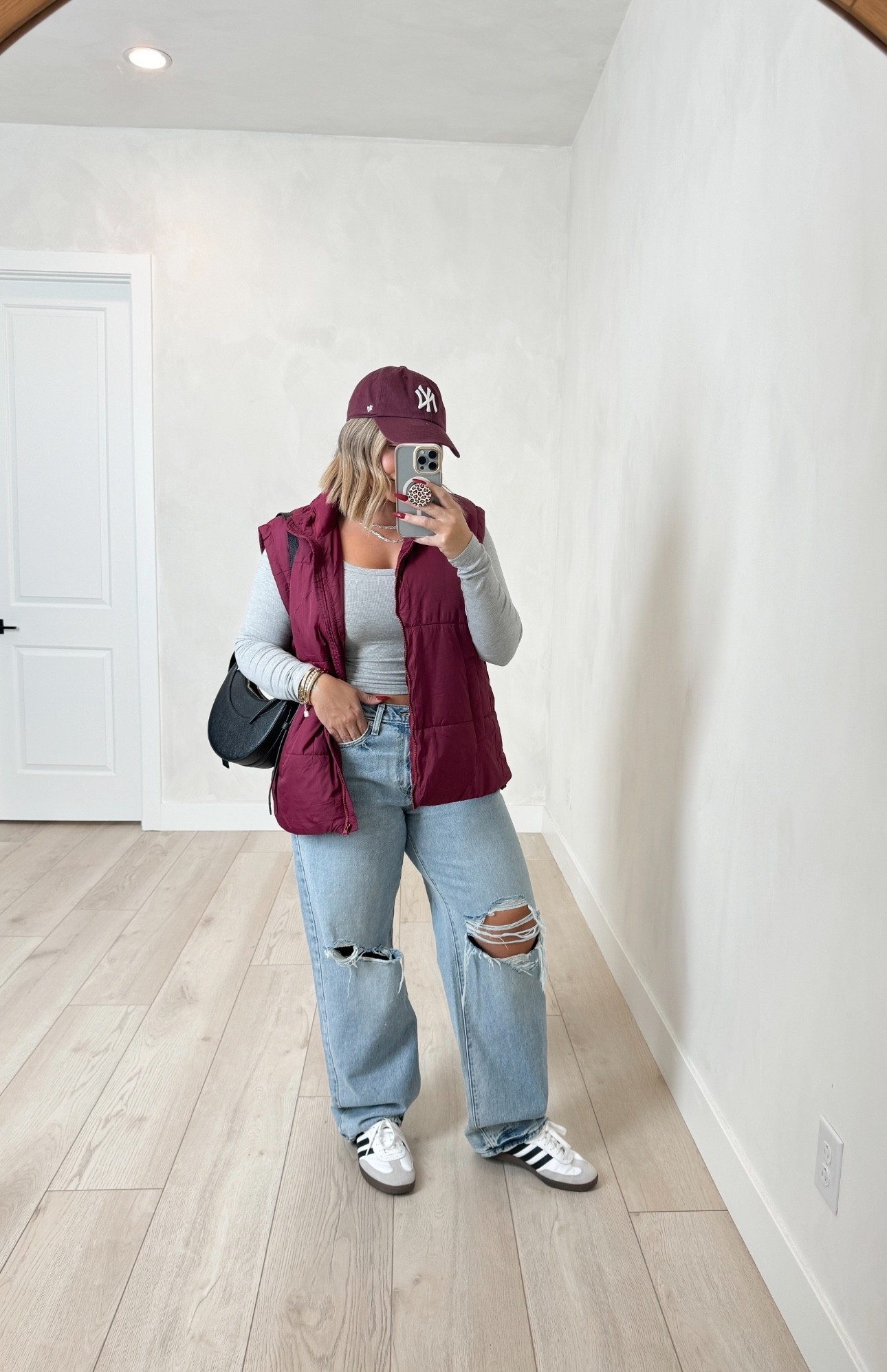 Top L 
Vest xl 
Jeans are the same style as the ones linked. They are just an older color from last year but they are the same fit as the ones that came out this year. I wear them in a 12long 

#target #denim #outfit #midsize #amazon #vest 

#LTKootd #LTKMidsize #LTKFindsUnder50