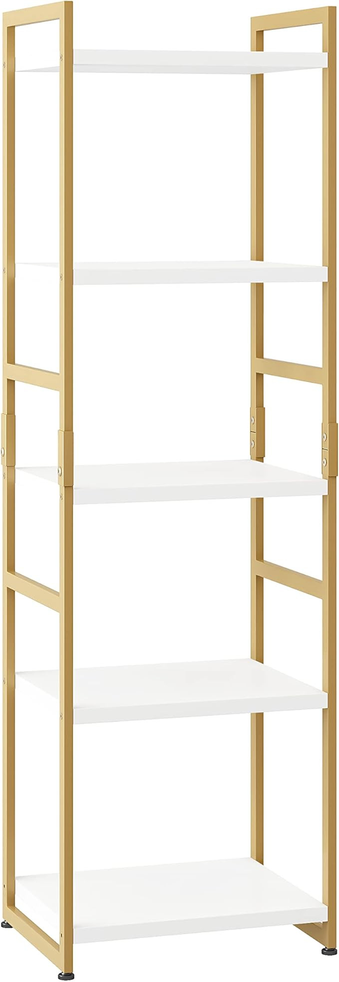 5 Tier Shelf Organizer, Open Display Storage Bookshelf Corner Plant Flower Stand for Home Office,... | Amazon (US)