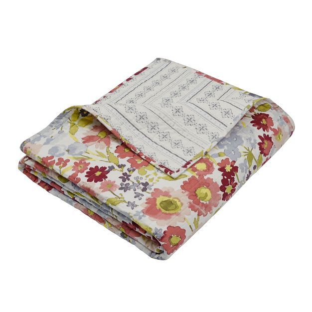 Josephina Floral Quilted Throw - Levtex Home | Target