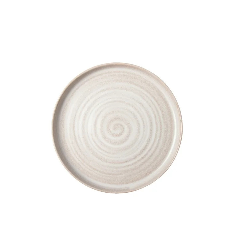 Better Homes & Gardens-Collins Cream Stoneware Round Salad Plate | Walmart (US)