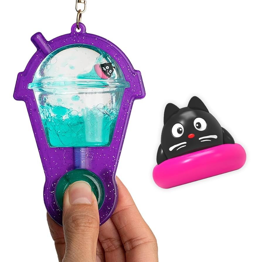 Goonameez Hand-Held Sensory Toy With Floating Characters - Mesmerizing Water Mix Fidget - Collect... | Amazon (US)