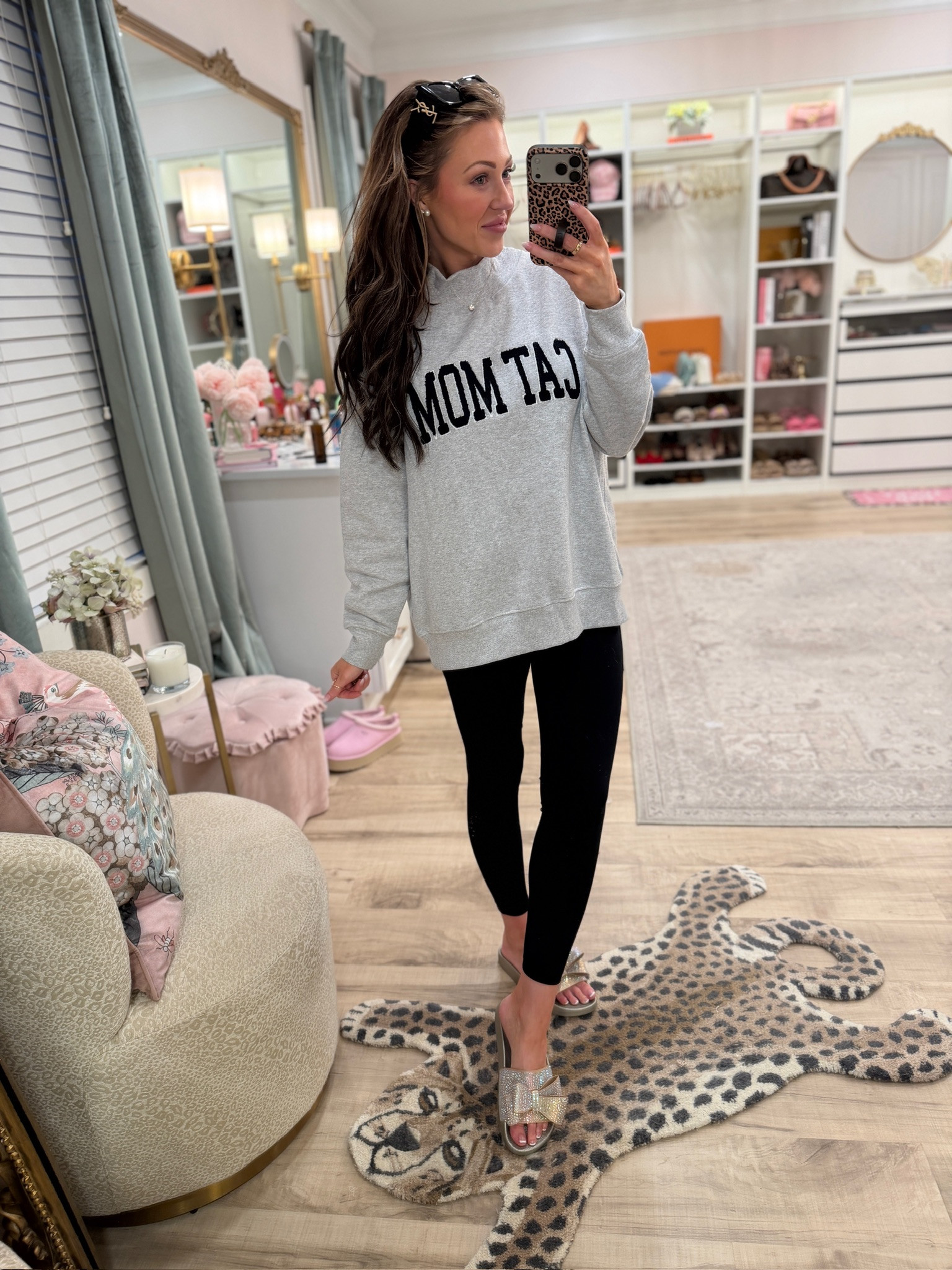 Cat mom sweatshirt from Anthropologie! I'm obsessed!  

 #LTKootd #LTKmomlife
