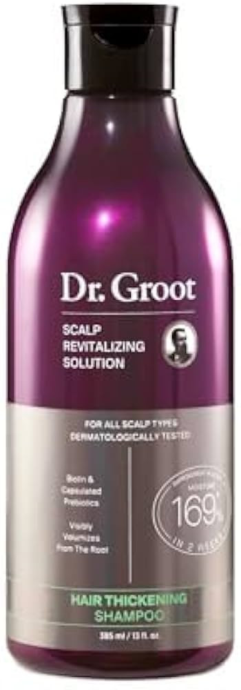 Dr. Groot Hair Thickening Shampoo, Korean Hair Care with Biotin, Rosemary Oil to Help Volumize Th... | Amazon (US)