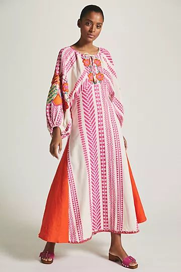 Farm Rio Jacquard Maxi Dress | Anthropologie (US)