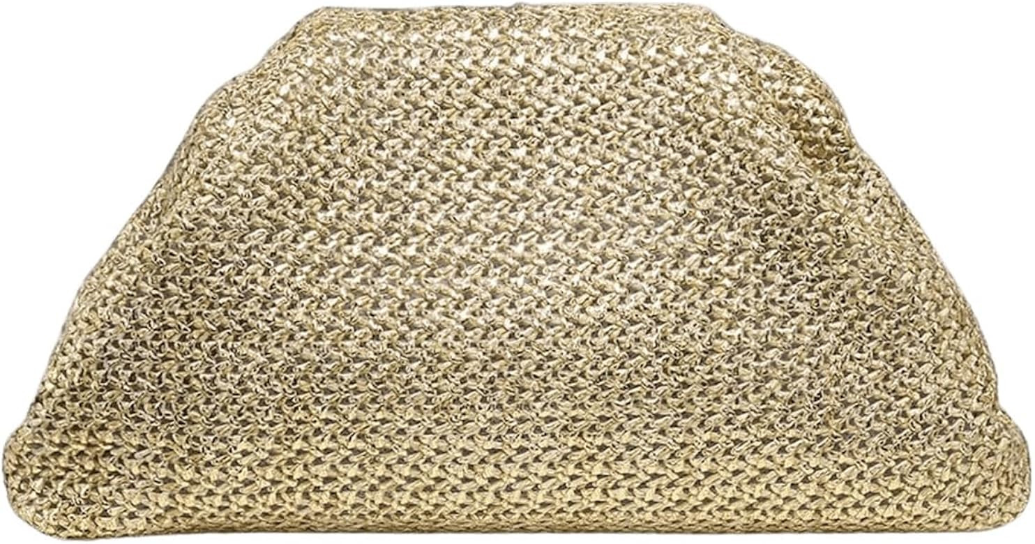 Verdusa Women's Ruched Clutch Evening Bag Dumpling Cloud Handbags | Amazon (US)