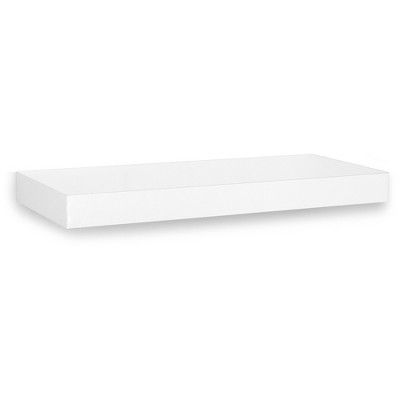 Way Basics 24" Eco Wall Shelf - Floating Shelf, Natural White - Formaldehyde Free - Lifetime Guar... | Target