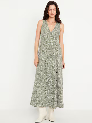 Fit & Flare Floral Maxi Dress | Old Navy | Old Navy (US)