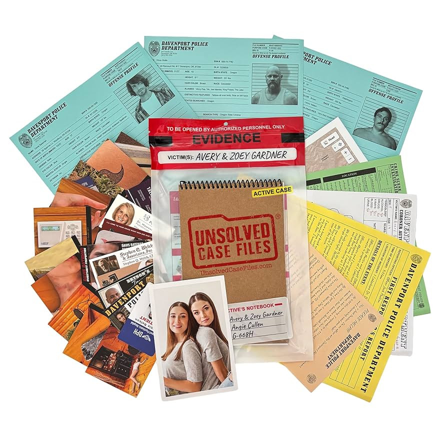 Unsolved Case Files | Gardner, Avery - Active Murder Mystery Case - Can You Solve The Case? | Amazon (US)
