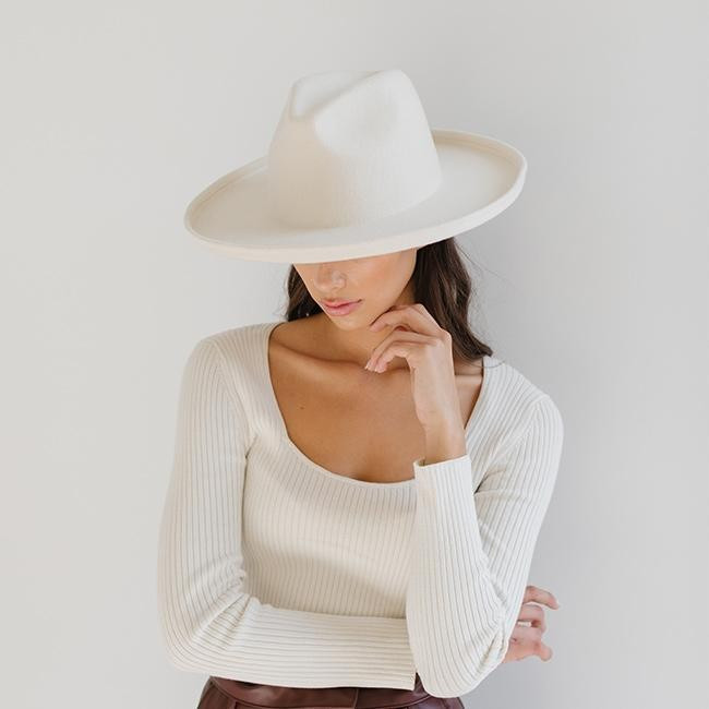 Maude Pencil Brim - Off White | Gigi Pip