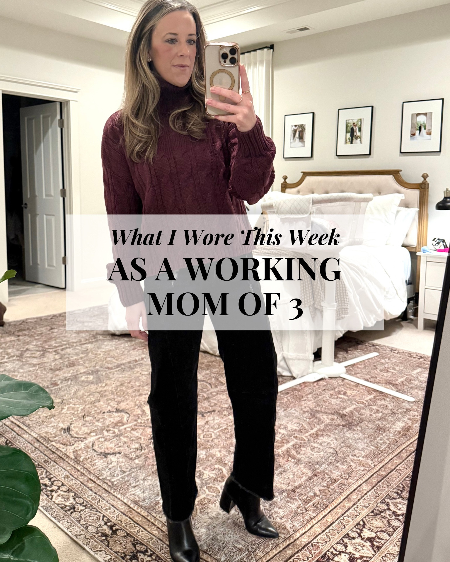 What I wore my first full week back to work. I’m three months postpartum and learning to dress a body that feels a little foreign to me. Don’t get me wrong, I’m very grateful for it. But just trying to style it in a way that makes me feel confident. 

Wearing a small in all tops in a size 4 in jeans   

Postpartum  style | postpartum outfit | nursing, friendly, casual worker | burgundy turtleneck | Amazon barrel jeans | black ankle boots | free people jeans look for less | Amazon winter set | casual mom outfit | Amazon loungewear

#LTKFindsUnder100 #LTKStyleTip #LTKFindsUnder50