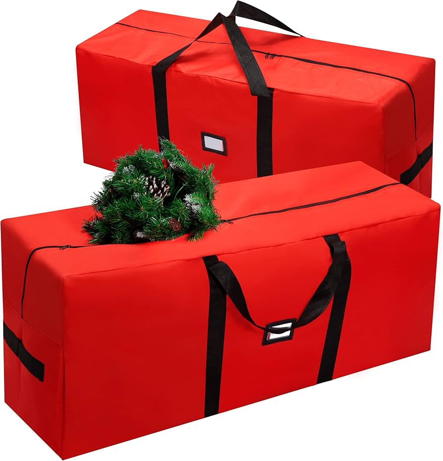 JOIEDOMI Christmas Tree Storage Bag 2 pack - for 7.5 ft Artificial Disassembled Holiday Tree - He... | Amazon (US)