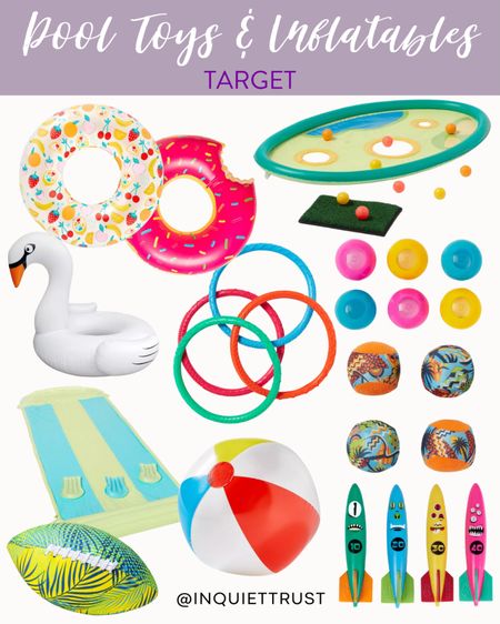 Get these cute spring and summer must-haves from Target! Including some pool toys and inflatables for your kiddos!
#targetfinds #vacationessentials #kidstoys #giftguide

#LTKGiftGuide #LTKswim #LTKkids