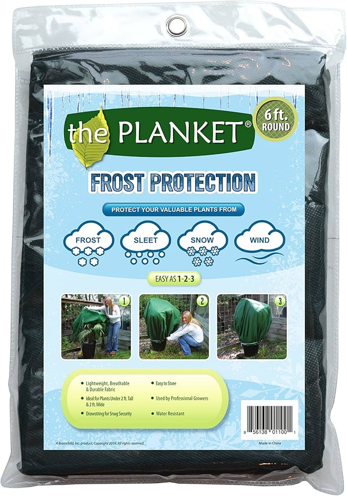 the Planket Frost Protection Plant Cover 6 ft Round, Dark Green | Amazon (US)
