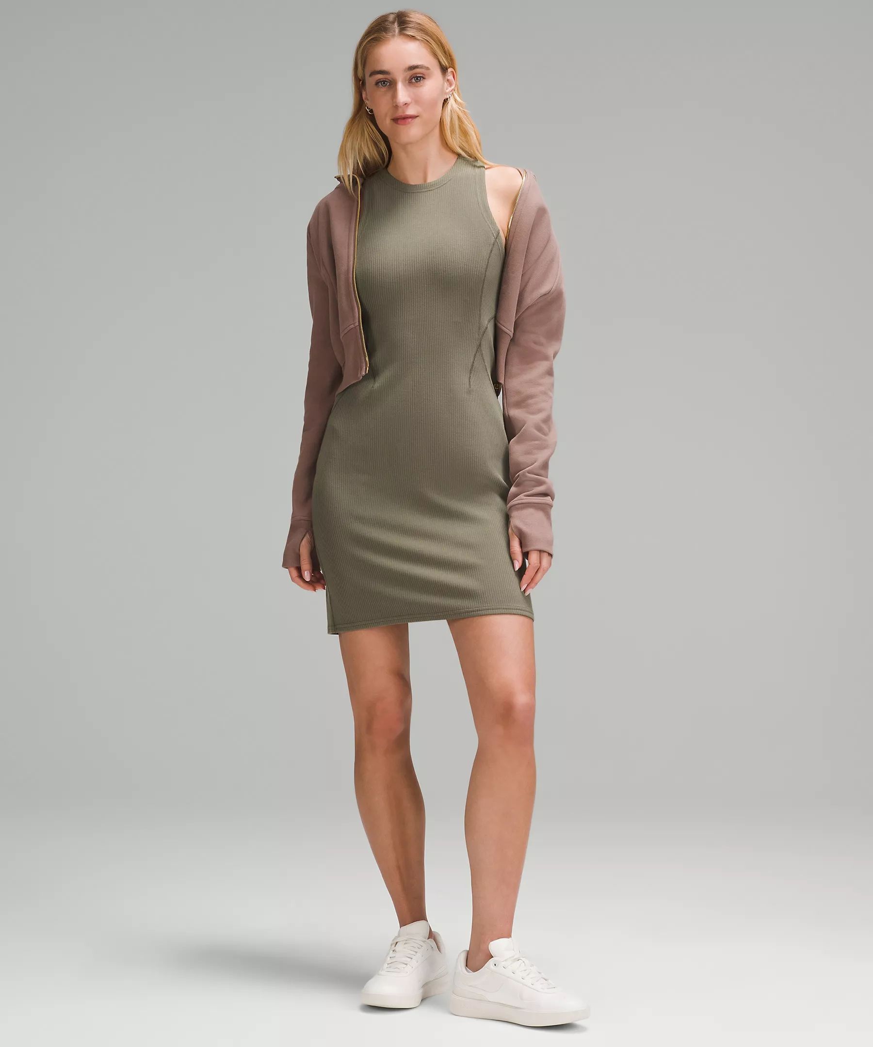 Ribbed Softstreme Slim-Fit Tank Dress | Women's Dresses | lululemon | Lululemon (US)