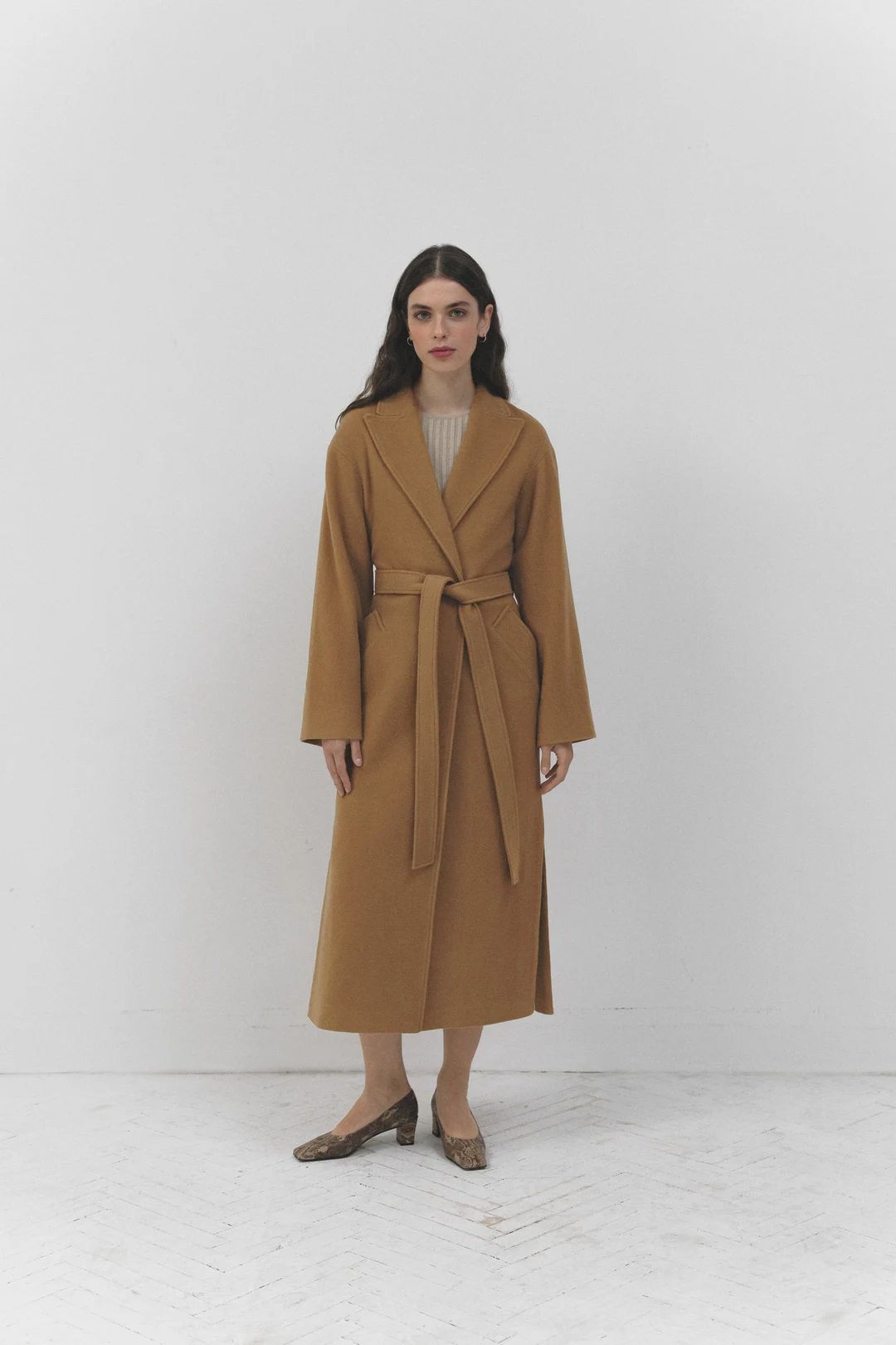 Сamel cashmere coat / Wool autumn coat / Wrap soft coat / Warm oversized wool overcoat / Winter ... | Etsy (US)