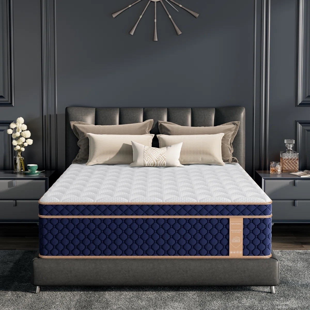 12" Medium Firm Gel Memory Foam Hybrid Pocket Spring Mattress in a Box, Pressure Relief, Motion Isolation

#LTKxMadewell #LTKHome #LTKActive