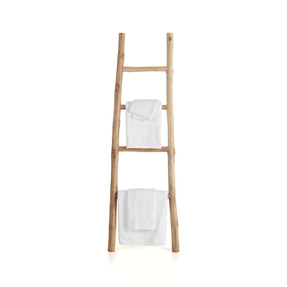 Teak Ladder + Reviews | Crate & Barrel | Crate & Barrel