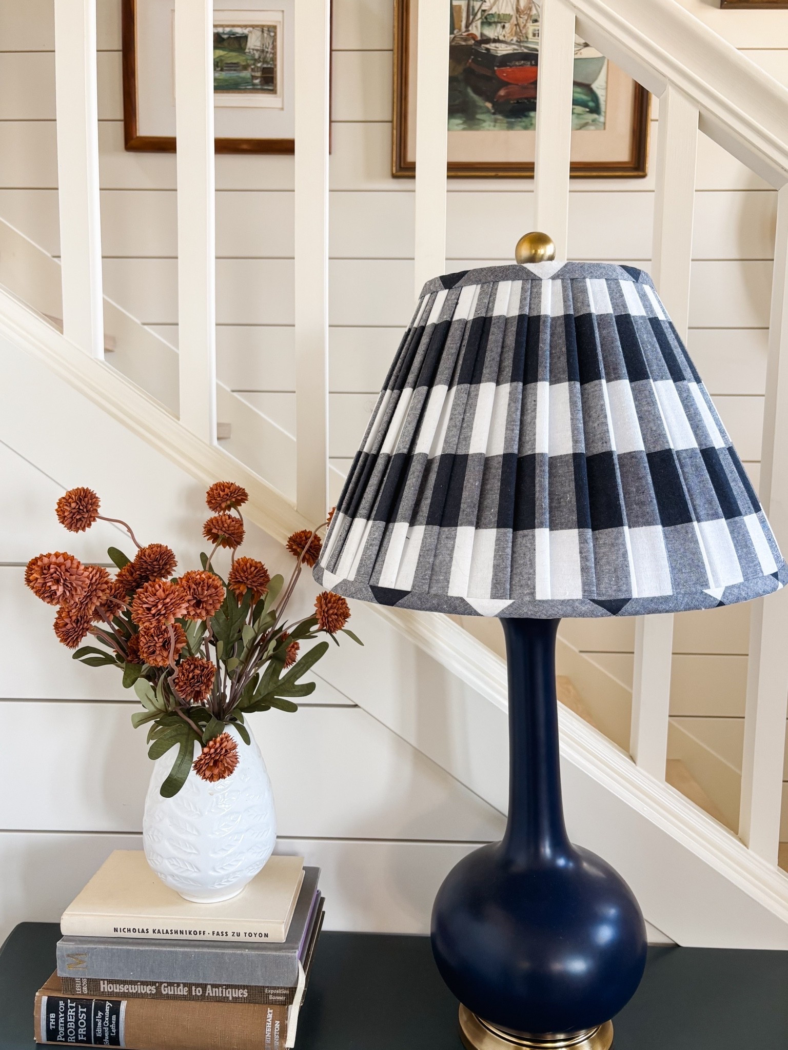 Fall entry table - buffalo check lamp

#LTKSaleAlert #LTKHome #LTKSeasonal