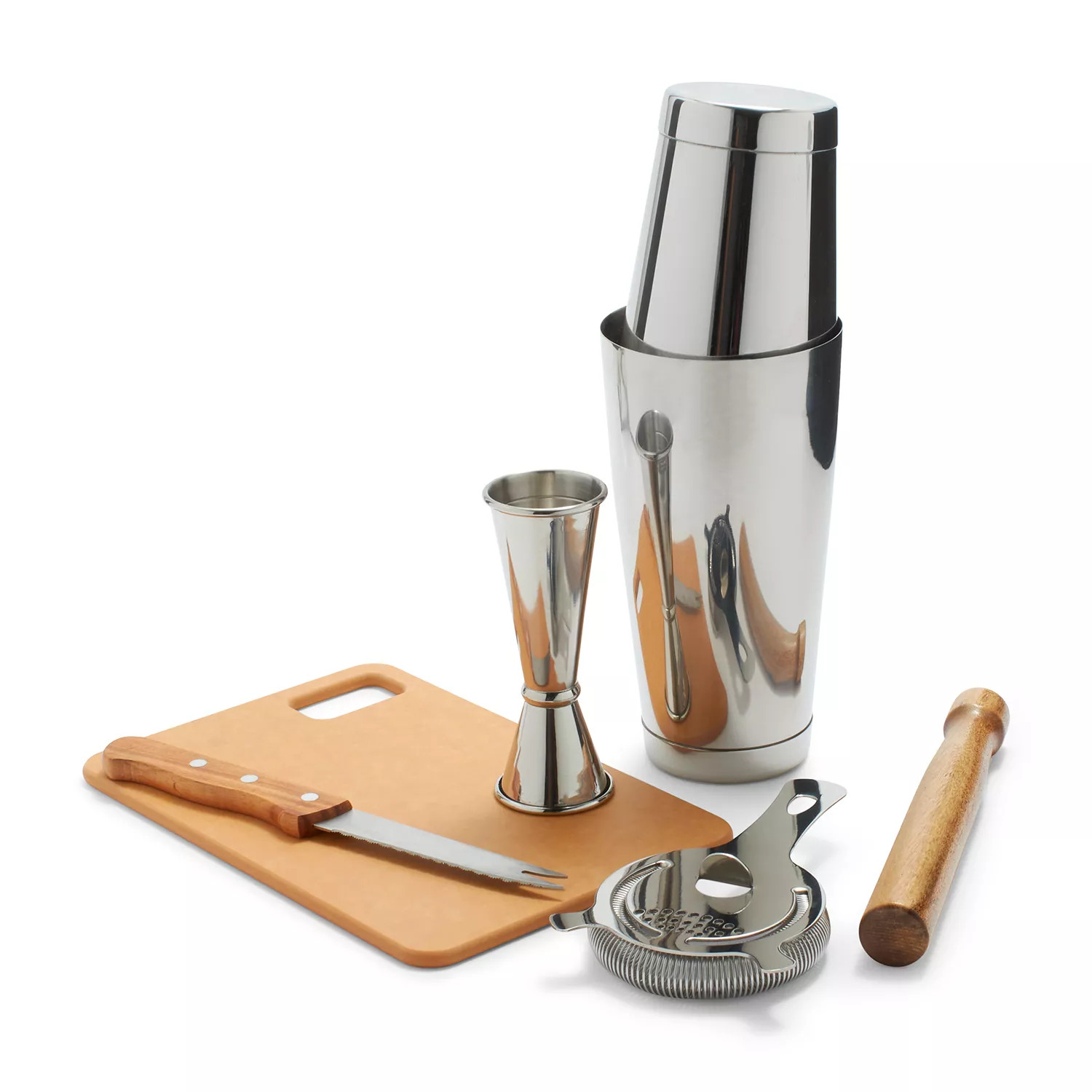 Sur La Table Stainless Steel 6-Piece Bar Tool Set | Sur La Table